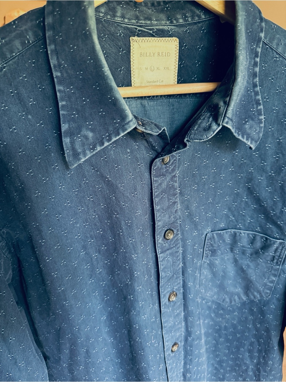 Billy Reid Men's Shirt Size Large